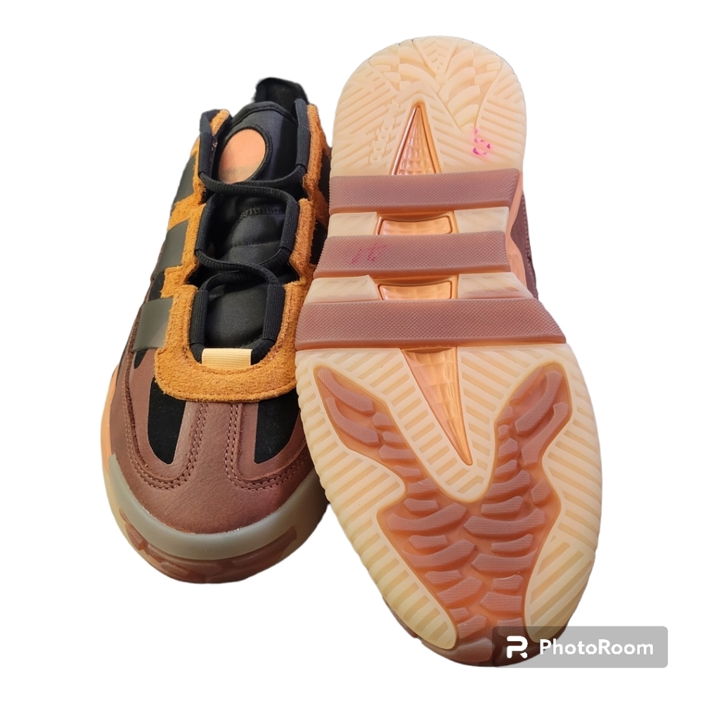 Adidas Originals Niteball Casual Sneakers Shoes Mens Sz 8.5 Copper Orange - Picture 3 of 5